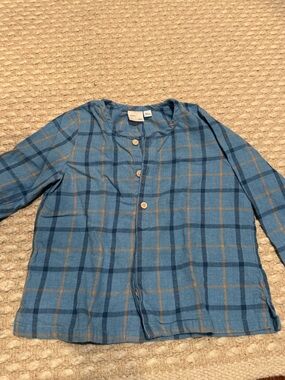 Oso & Me Boys Plaid Flannel Shirt